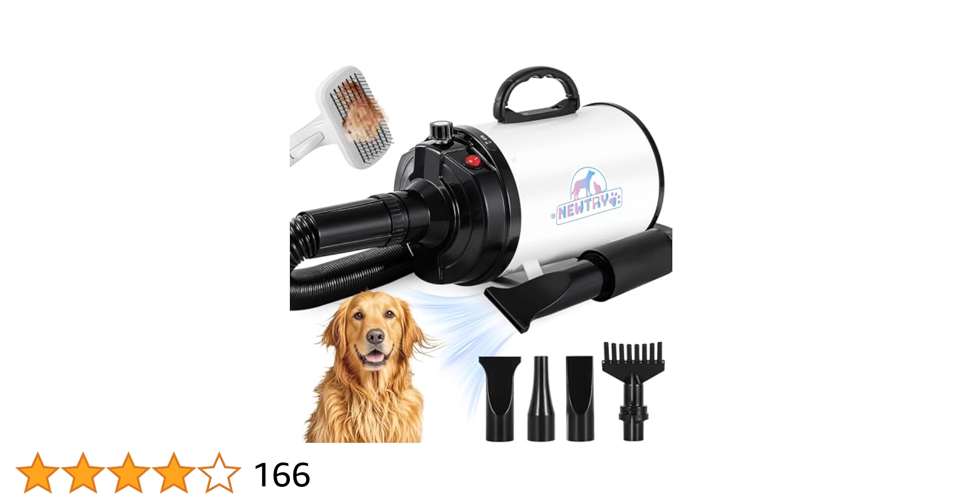 Amazon | NEWTRY ペットドライヤー 犬用 ペット用 ドライヤー